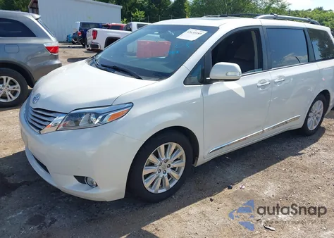 2017 Toyota Sienna Limited Premium 7 Passenger из США, поврежденный, VIN 5TDYZ3DC7HS866513
